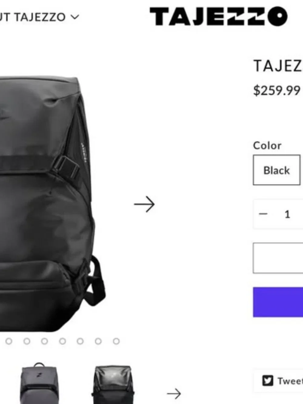 Tajezzo Water-resistant Laptop Backpack